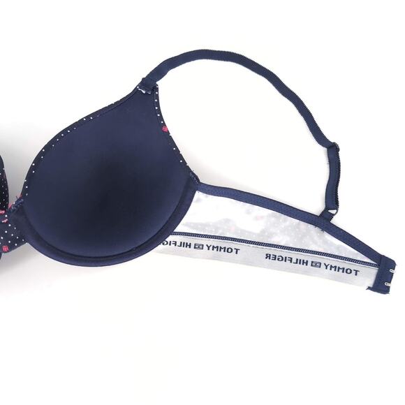 Tommy Hilfiger Dark Blue T-Shirt Bra With Light Lift - 36B - New without Tags - Picture 14 of 15